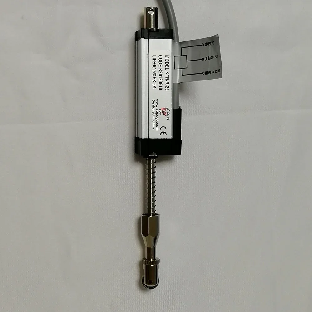 

KTR 25 мм подпружиненный резистивный датчик линейного перемещения с головкой манометра с рулонным колесом