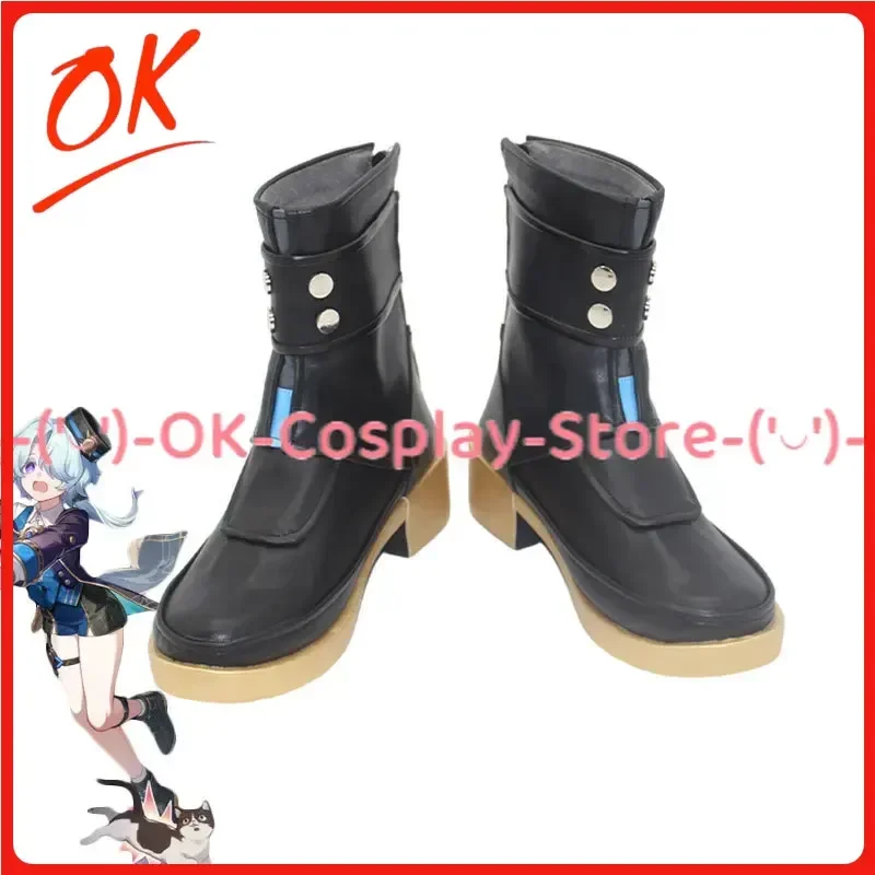 

[На заказ] Honkai Star Rail Misha обувь для косплея аниме игра реквизит для ролевых игр Хэллоуин карнавал праздничная вечеринка сапоги из искусственной кожи