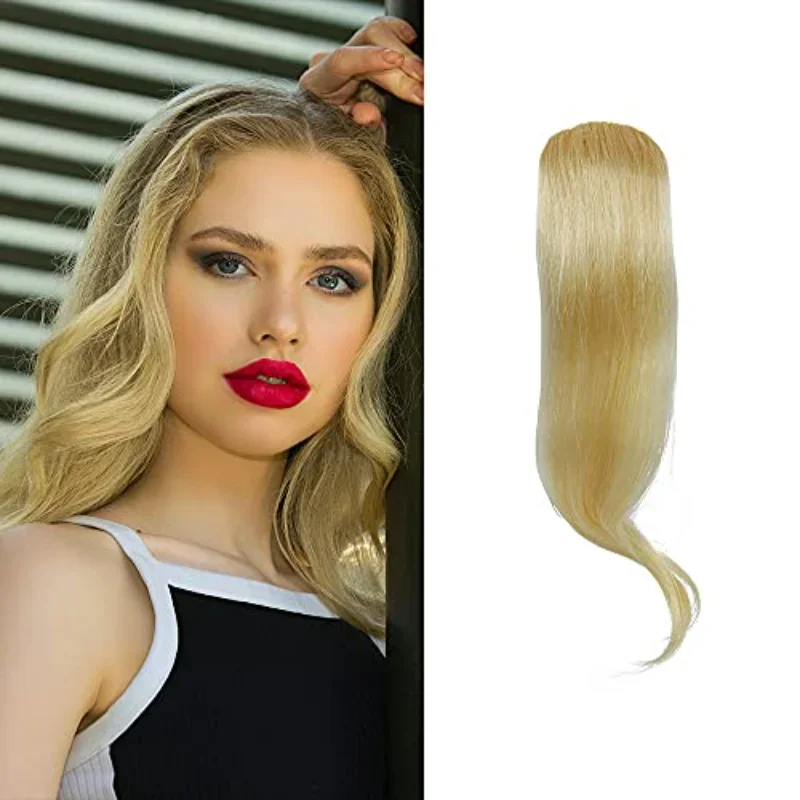 2 pieces wavy side bangs human hair wavy fringe extensions