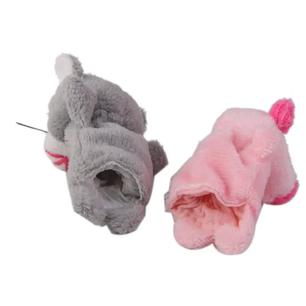 Set of Kids Baby Educational Story Telling Props Farm Animals Finger Puppets Party Favors Soft Toy Gift