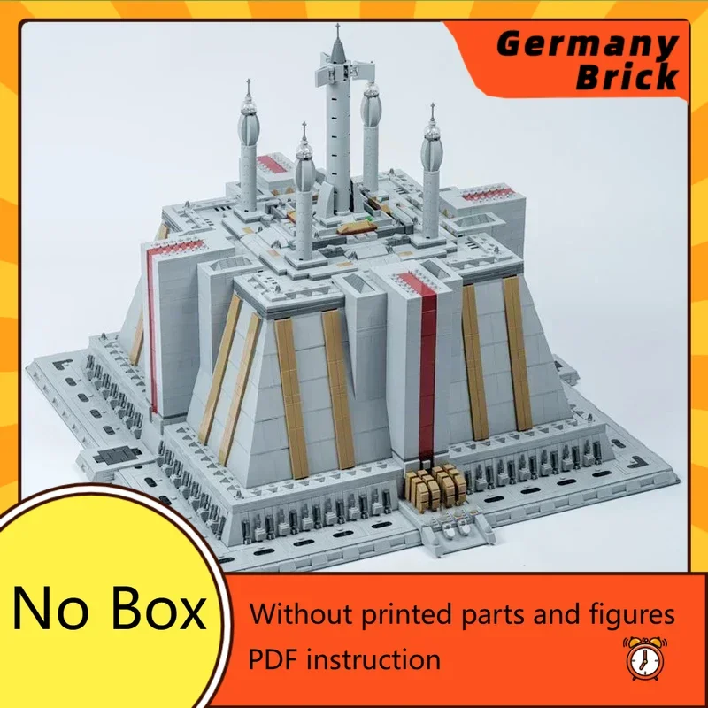 

Звездная модель фильма Moc, строительные кирпичи UCS, технология «Храм мести», модульные блоки, подарки, рождественские игрушки, наборы «сделай сам», сборка