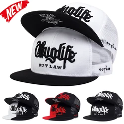 Thief Series Letter Embroidery Baseball Hat Men Women Hip Hop Snapback Caps Net Hats Adult Summer Street Sunshade Cowboy Hat