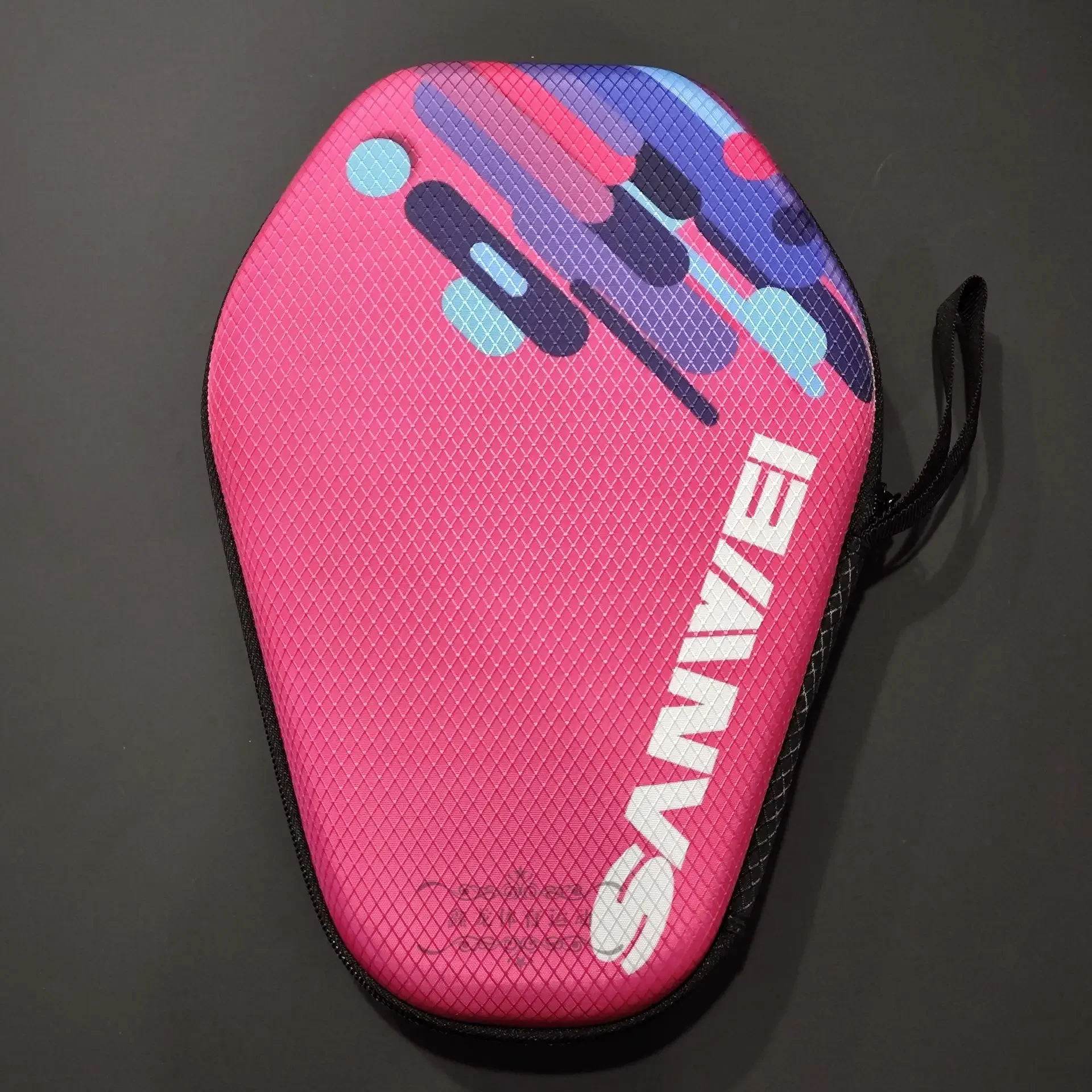 SANWEI Tischtennis Schläger Fall Oxford Tuch Hard Shell Ping Pong Schläger Paddel Abdeckung Lagerung Tasche Langlebige Quadratische Schläger Abdeckungen – Detail 12
