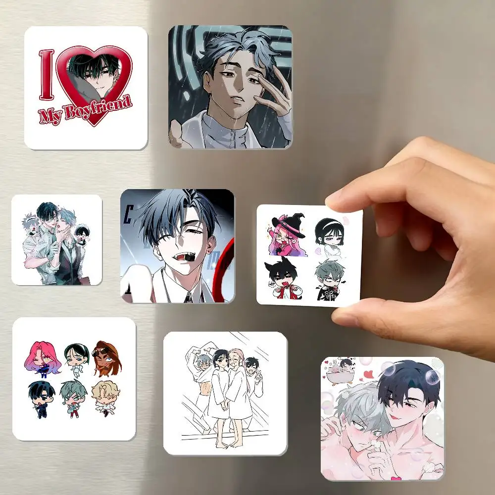 Anime ALIEN STAGE-S Refrigerator Magnet Square Stickers - Can Be Used To Personalize Home Decoration And Are Ideal Keepsakes
