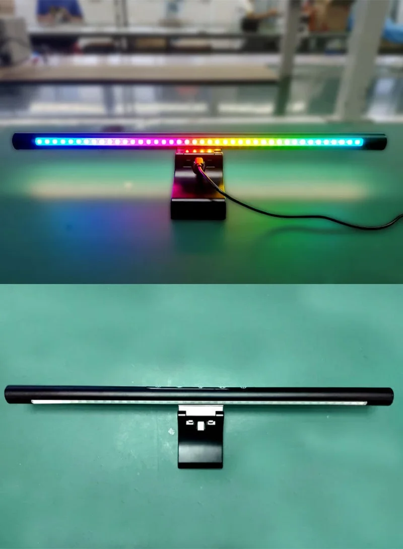 DC 5V Touch Control Screen Eye Protection Lamp Display RGB Desktop Background Wall Atmosphere Light Learning Lighting Gift