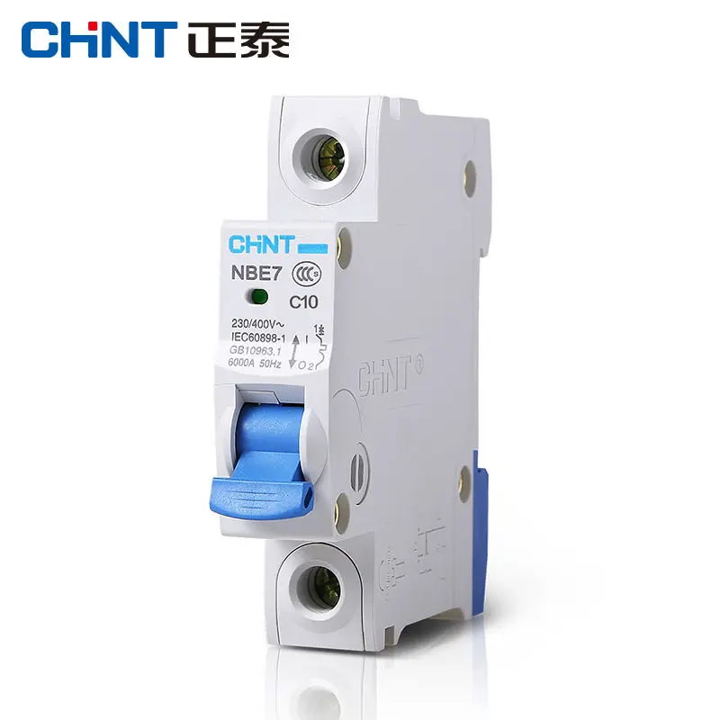 CHINT NBE7 Series Miniature Circuit Breaker MCB Air Switch Overload Short Circuit Protection Home Electrical Safety
