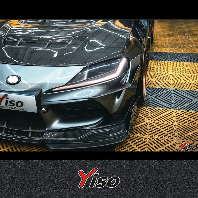 Suitable for Bull Devil SUPRA A90 Aerodynamic kit Modified encirclement YISO V2carbon fiber Wind Knife SUPRA A90 Aerodynamic kit