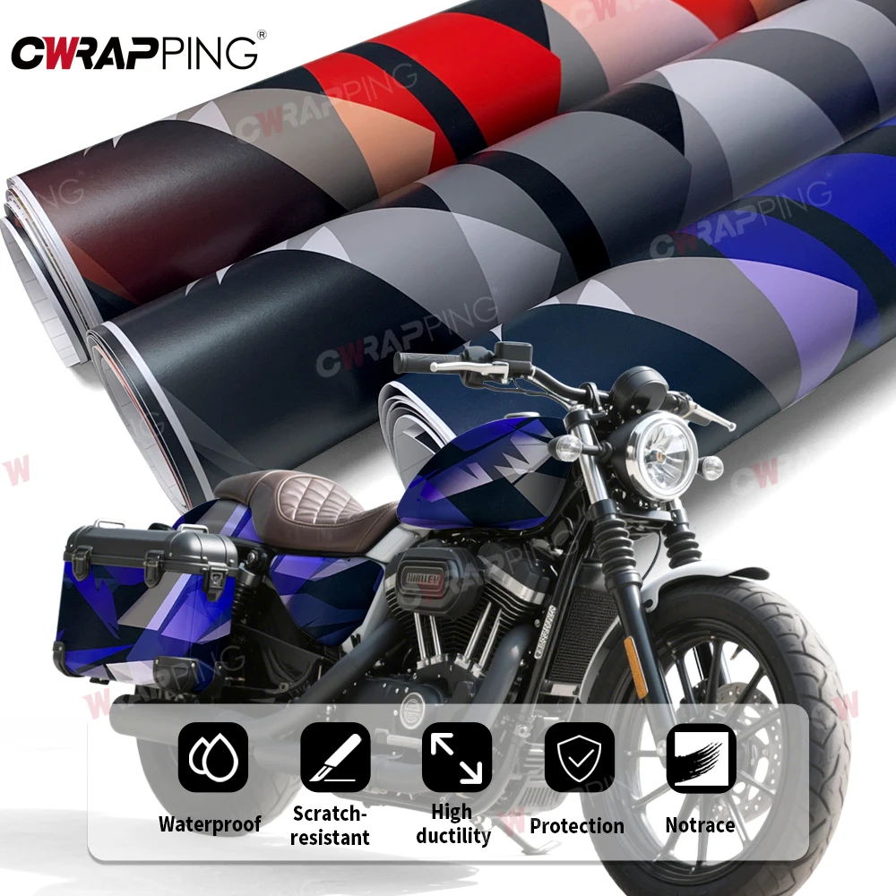 

Car Wrap Film Scratch-resistant Waterproof Car Sticker Vinyl for Motorcycle Automotive Wrapping Adhesive Covering Stickers Parts