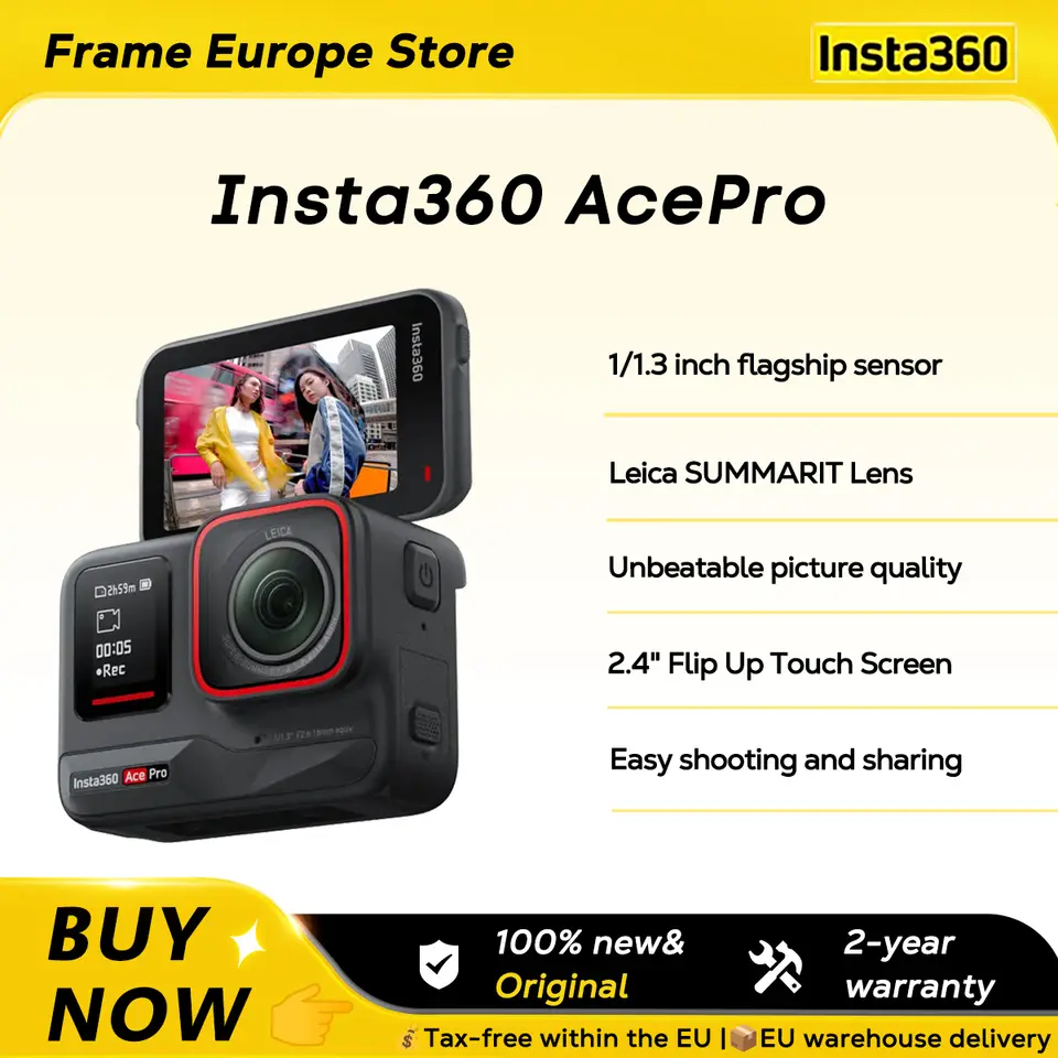 CÁMARA DE ACCIÓN INSTA360 ACE PRO