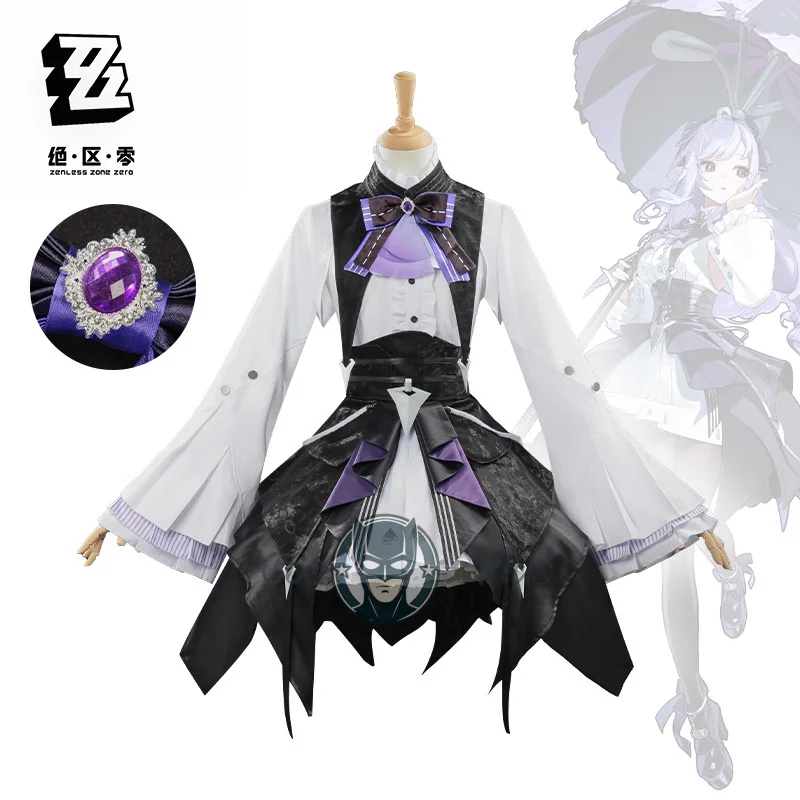 

Game ZZZ Vivian Banshee Cosplay Costume Zenless Zone Zero Vivian Costume Dress Outfit Suit Halloween Party Clothing for Woman