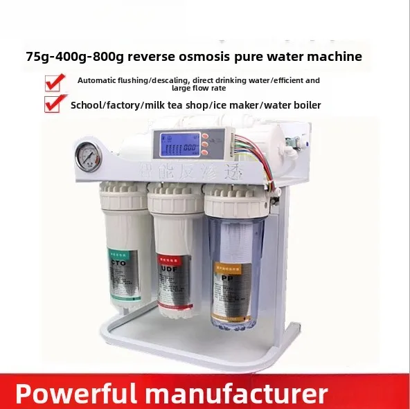 

400/800G Gallon Tankless RO Automatic Flushing Reverse Osmosis Pure Water Machine Direct Drinking Water Purifier