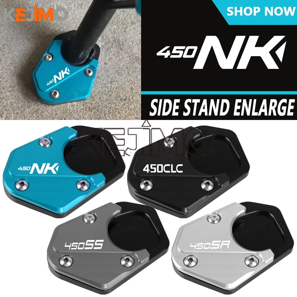 

FOR CFMOTO 450SR 450SS 450NK 450 SR SS NK CLC 450 2022 2023 2024 2025 Motorcycle Kickstand Side Stand Enlarger Sled Sidestand