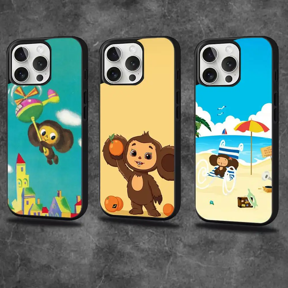 

C-Cartoon C-CheburashkaS Phone Case For iPhone 17,16,15,14,13,12,11,Pro,Max,Plus,Mini,SE4,E Magnetic Magsafe Wireless Charging