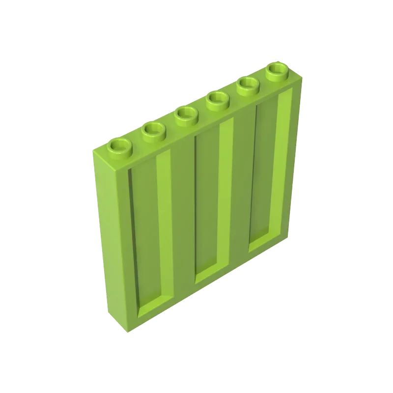 Eske Kouri GDS-1014 Corrugated 1x6x5 Educational Wall Tiles Compatible with 23405 Construction Technical Building Blocks Parts