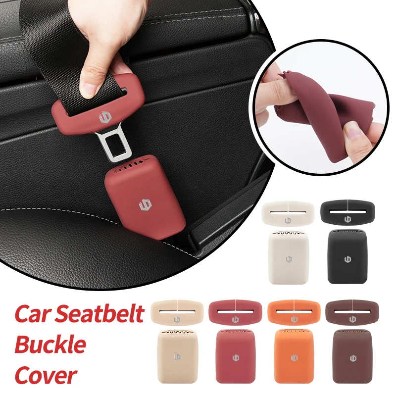 

Universal Car Silicone Seat Belt Silicone Buckle Cover Protector For Leapmotor Leap Motor C01 C11 T03 S01 C11 Reev 2022