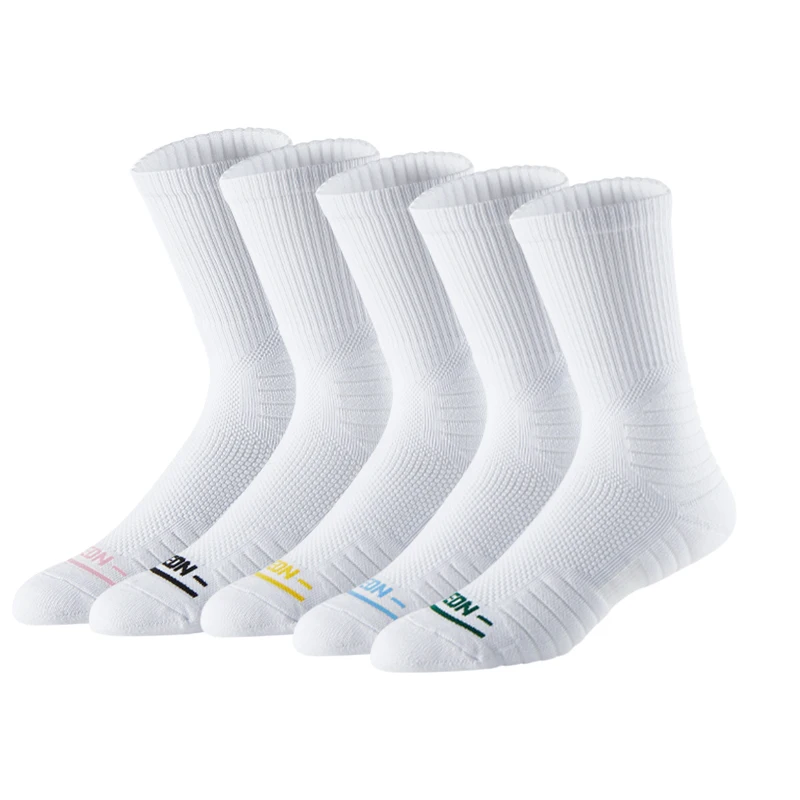3 أزواج من جوارب Veidoorn الرياضية ذات الأداء السميك وحشوة الكاحل غير قابلة للانزلاق وراحة معززة للتدريبات الرياضية