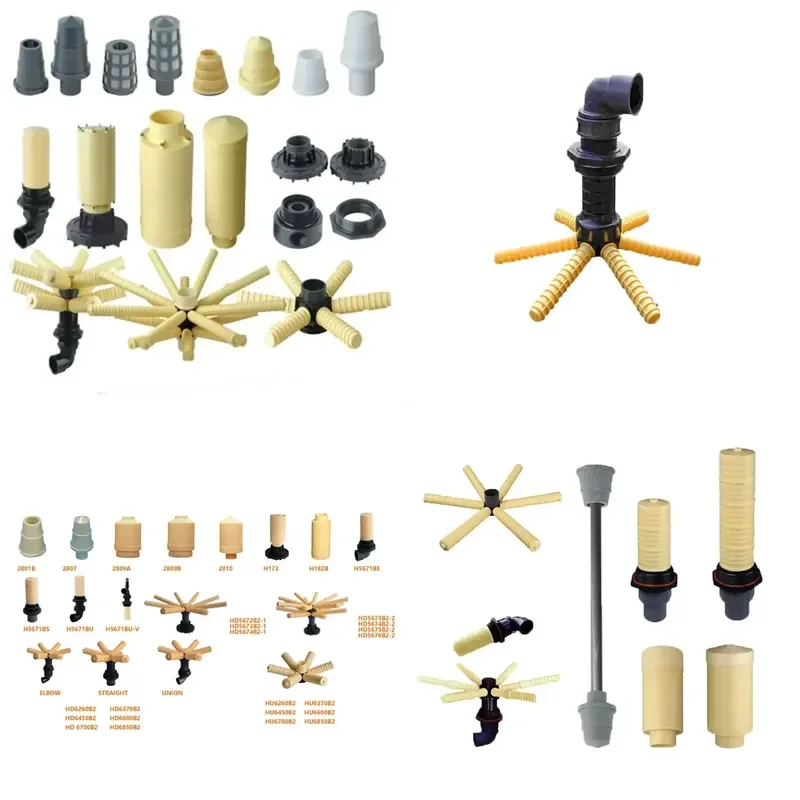 Free Sample Variety Types of Sand Filter Nozzle Water Distributor Water Filter Water Softener 1mm Slot Bottom Strainer