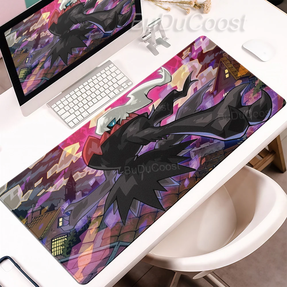 Mouse Pad Darkrai Large Game mechanical Keyboard Pad Gaming Accessories Mousepad Gamer Playmat Anime Pokemon PC Desk Mat Carpet