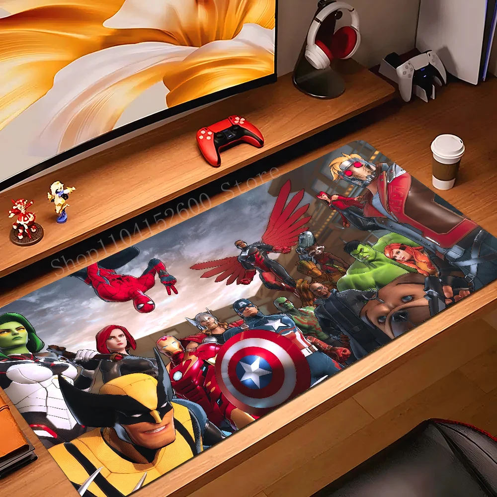 

anime M-Marvel H-Hero The A-Avengers Mousepad Mouse Mat Desk Mat With Pad Gaming Accessories Prime Gaming XXL Keyboard Pad