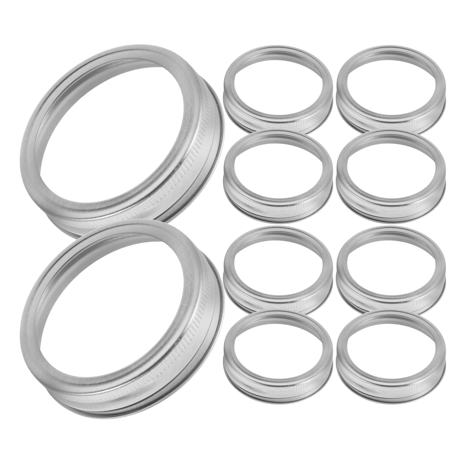 

24pcs Mason Jar Lids Tinplate Canning Bands For Wide Mouth Jars Reusable Sealing Rings Storage Replacement Canning Supplies