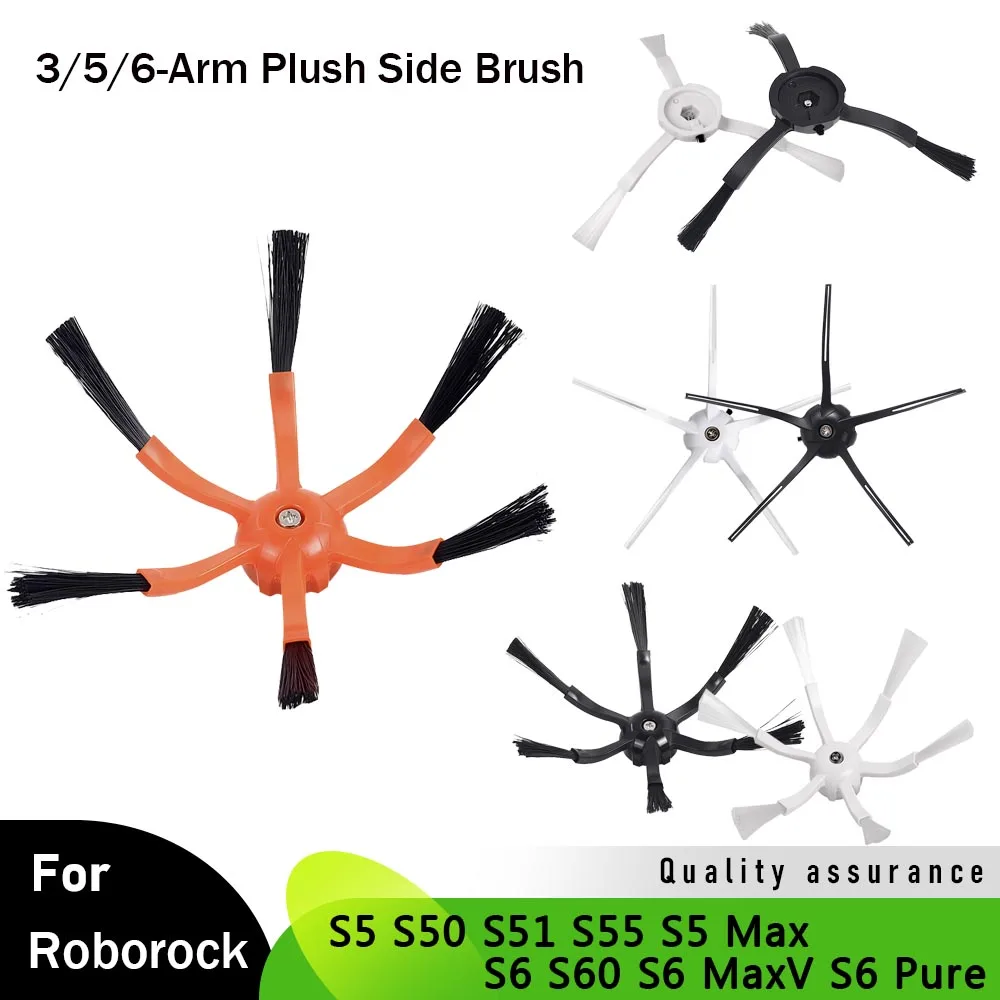 Side Brush Cleaning Parts For Xiaomi 1/1S Roborock S5 Max S6 MaxV S6 Pure S60 S55 S51 S50 Vacuum Cleaner