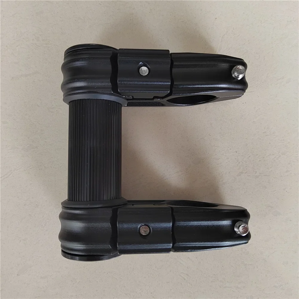 BMX Double Bike Stem for Folding Bike Stem Riser Bicyle Handlebar Stem for 25.4mm Handlebar Adjustable