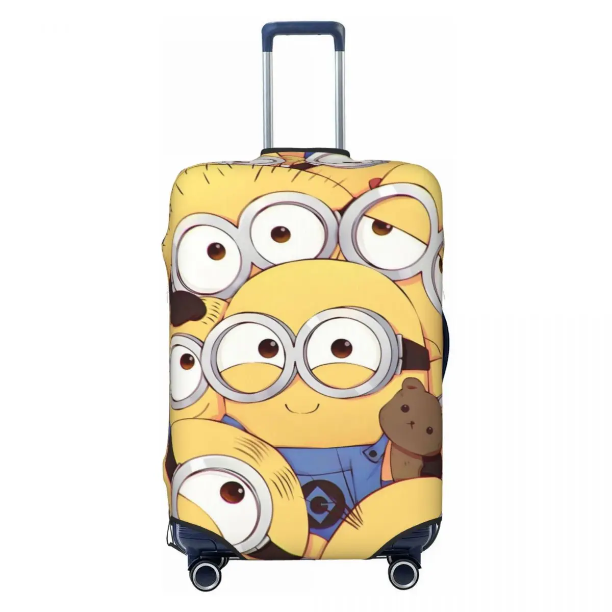 

Custom M-Miniones Luggage Cover Protector Cute Kawaii Doll Funny Pattern Travel Suitcase Covers for 18-32 Inch