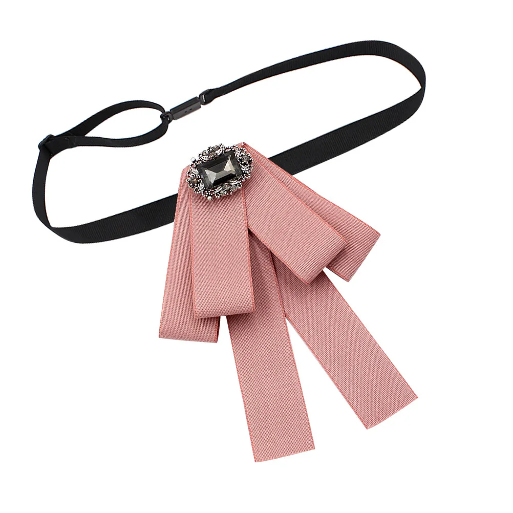 1pc Pre-Shaped Bow Tie For Men Adjustable Elastic Band One Size Fits All Wedding Party Formal Event Gift Shirt Collar Flower