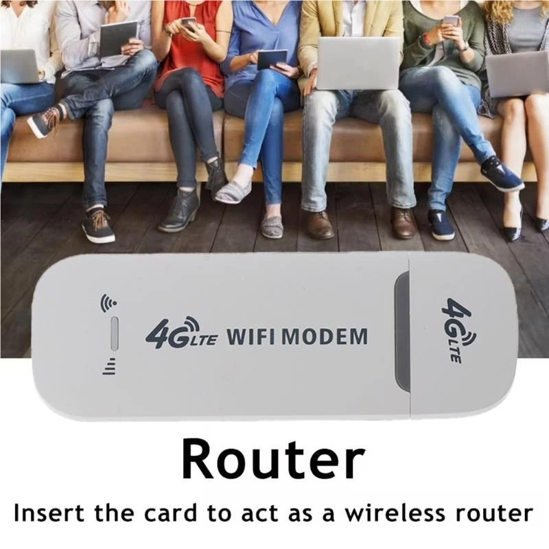 62ka 4G LTE Wireless Wi -Fi маршрутизатор, USB Pocket WiFi Hotspot 150 Мбит / с USB модемом маленький размер