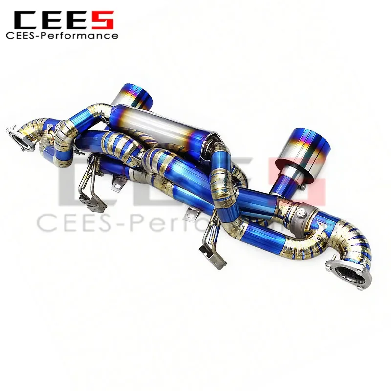 

CEES Valvetronic Catback Exhaust for Porsche 718 Cayman GT4 RS 4.0L 2022-2025 Racing Valved Muffler Exhaust Pipe