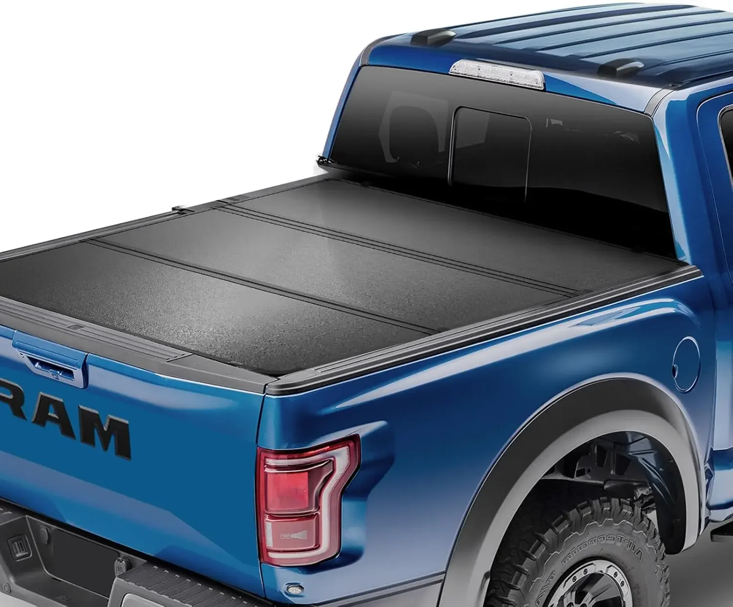 Tri-Fold Truck Bed Tonneau Cover, Compatible with 2015-2024 Ford F-150,6.5' (79