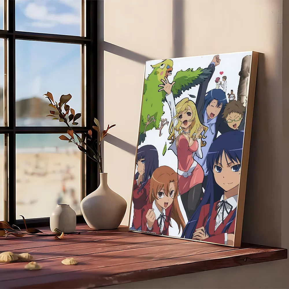 Anime T-Toradoras Poster No Framed Poster Kraft Club Bar Paper Vintage Poster Wall Art Painting Bedroom Study Stickers