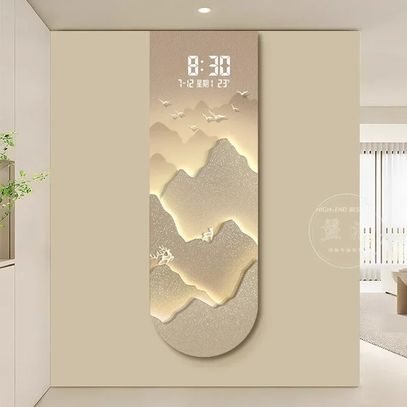 European Living Room Wall Clock Aesthetic Bathroom House Luxury Wall Clock Square Modern Decoracion Aesthetic Room Bedroom
