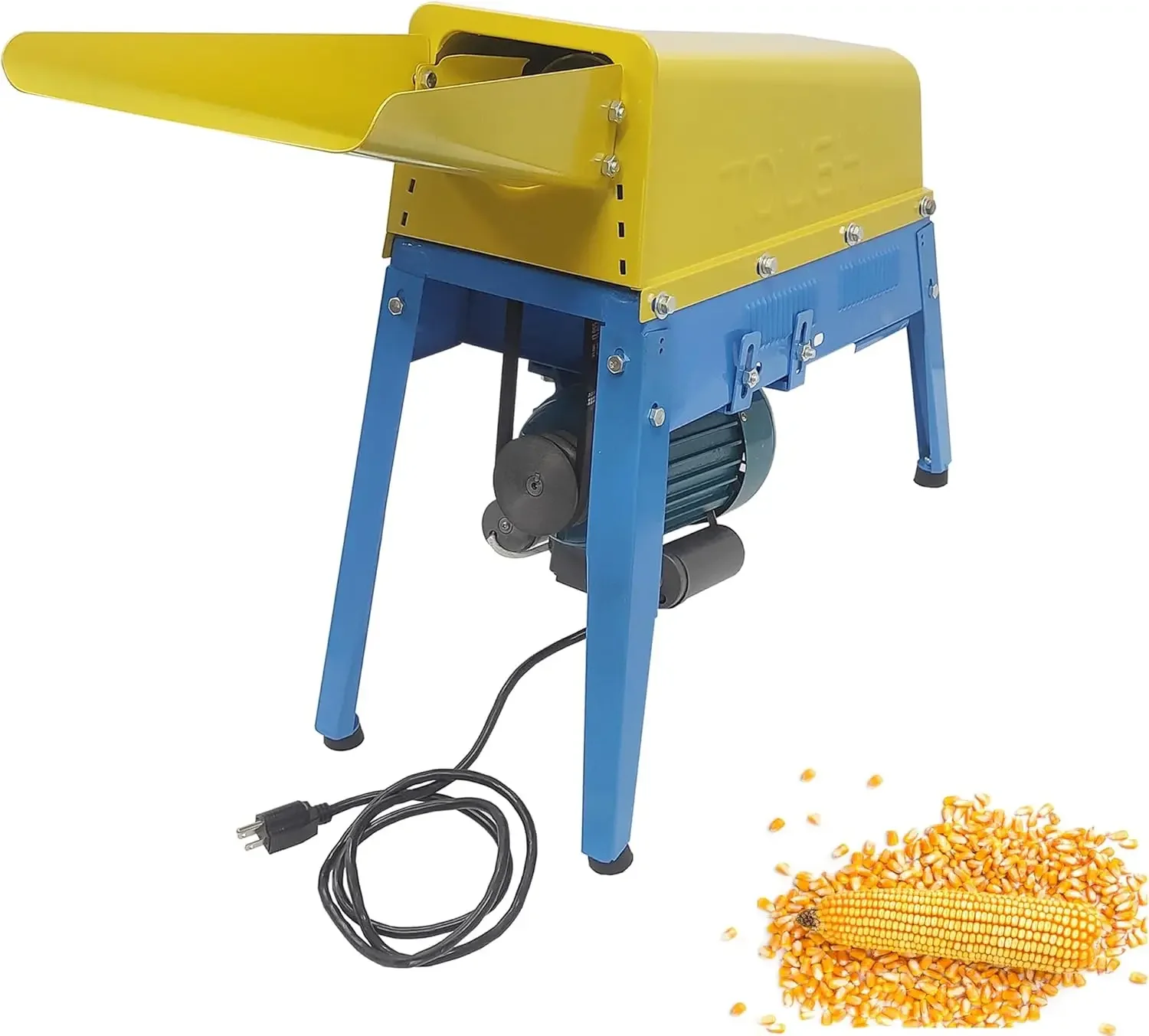 

Electric Corn Thresher Dry Corn Peeler Agricultural Tool 110V 550W 880 1650lb h Output Without Switch