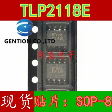 10 peças tlp2118e p2118e chip sop-8 de acoplamento de luz em estoque 100% novo e original