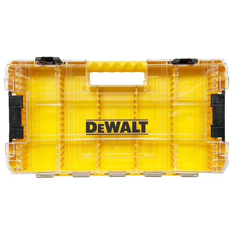 DEWALT Drill Bits Accessories Storage Case Screw Nut Drills Transparent Tool Box Small Medium Large Size High Hardness Tools Box