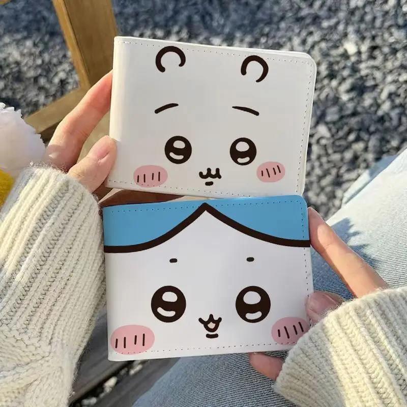 

Cartoon Soft Card Holder Color 2 Card Holder ちいかわ ハチワレdriving Licence Bank Card Holder Simple Travel Small Gift