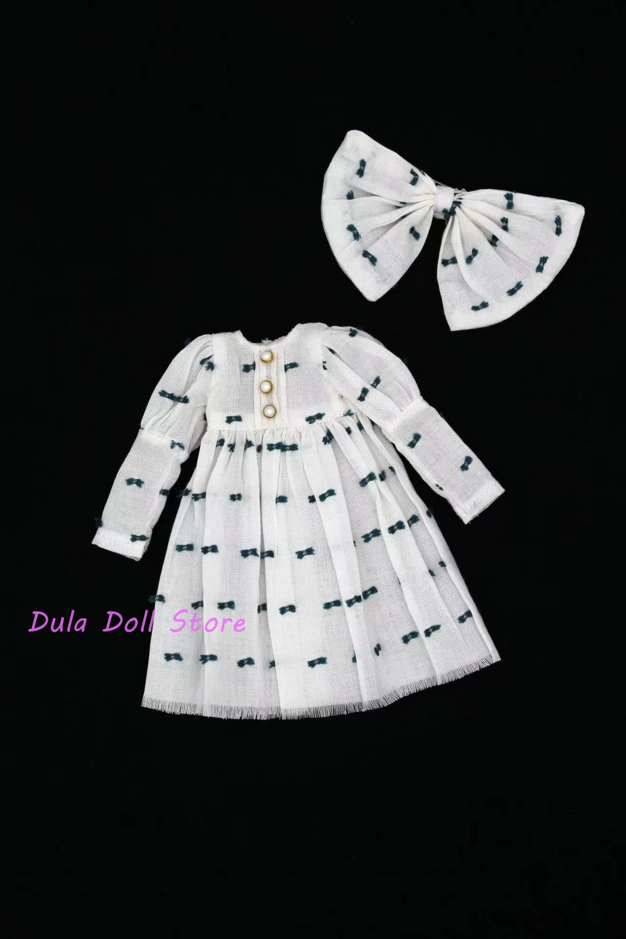 

Одежда для кукол 2026 Dula: простое синее платье и юбка для Blythe, Qbaby, ob24, ob22, ob11, Monster Baby, Azone, Licca, ICY, JerryB, кукол 1/6.