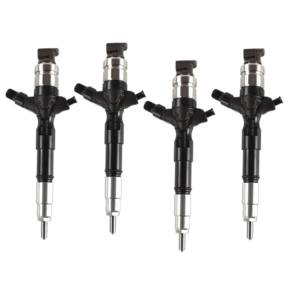 

4pcs 9709500-778 23670-30280 Fuel Injector For Toyota Hilux & Prado 1KD-FTV 3.0L Euro 4 095000-7780 095000-7781