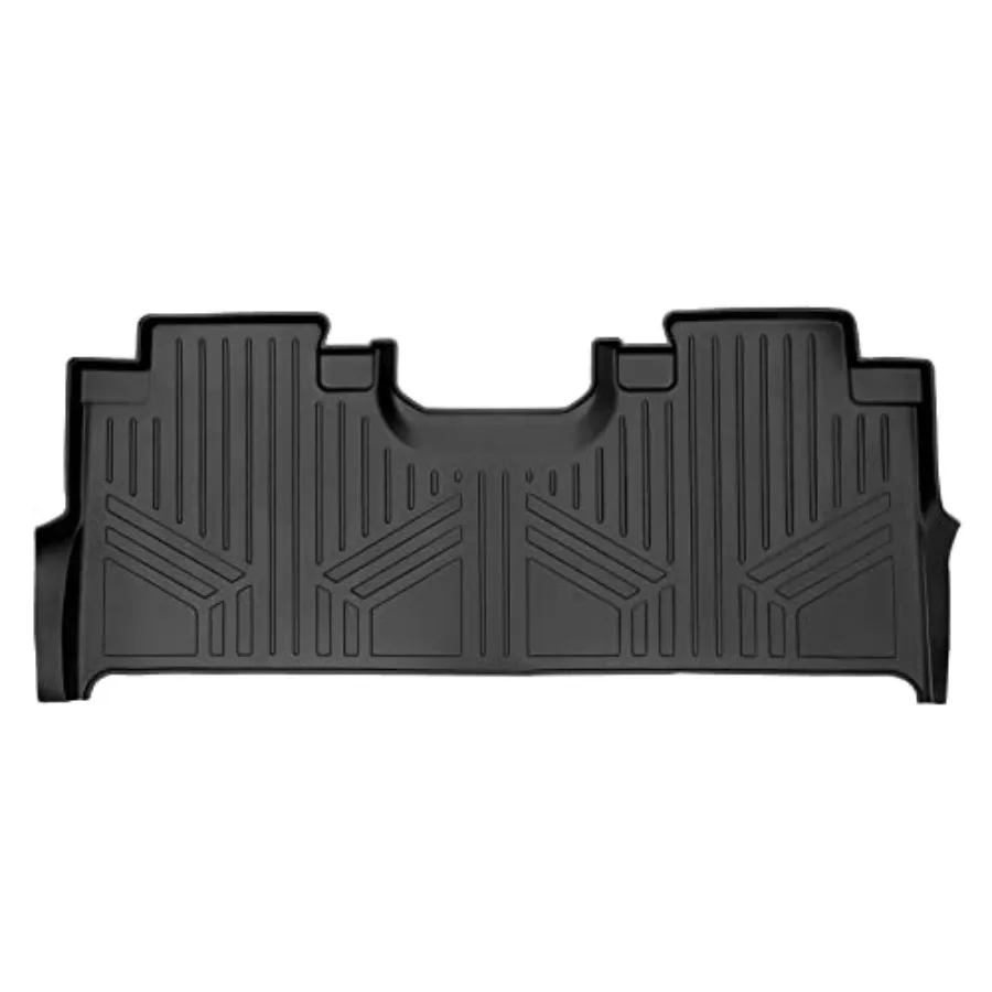 

Custom Fit Floor Mats 2nd Row Liner for 2015-2025 F-150 Black Premium Non-Slip Rubber Waterproof and Durable