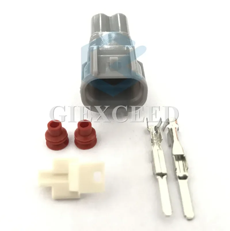 

2 комплекта 2-контактного разъема переменного тока в сборе 6188-0266, розетка для лампы, автоматический разъем, быстрый электронный разъем TS, герметичная серия для Toyota