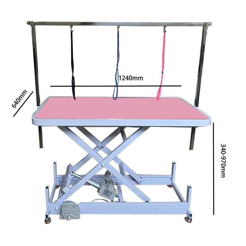 

Electric lift pet grooming table