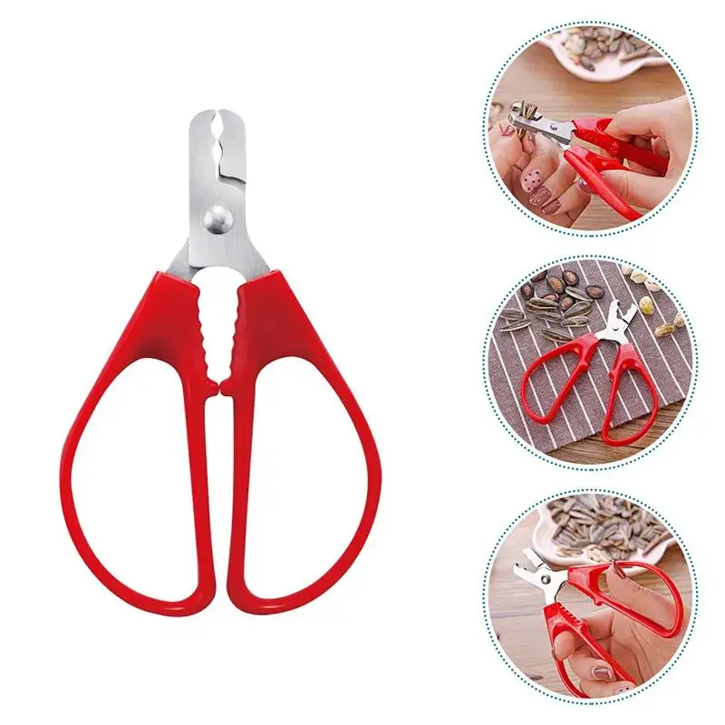 New Sale Melon Seed Lazy Artifact Opener Nutcracker Nut Shell Cracker Seed Pistachio Sheller Peeling Pliers Kitchen Tool