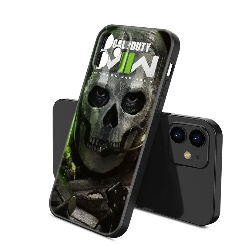 Call Of Game Duty 2 Phone Case For Apple iPhone 12 13 Mini 11 14 15 Pro Max 7 8 Plus X XR XS SE 2020 2022 Black Silicone Case