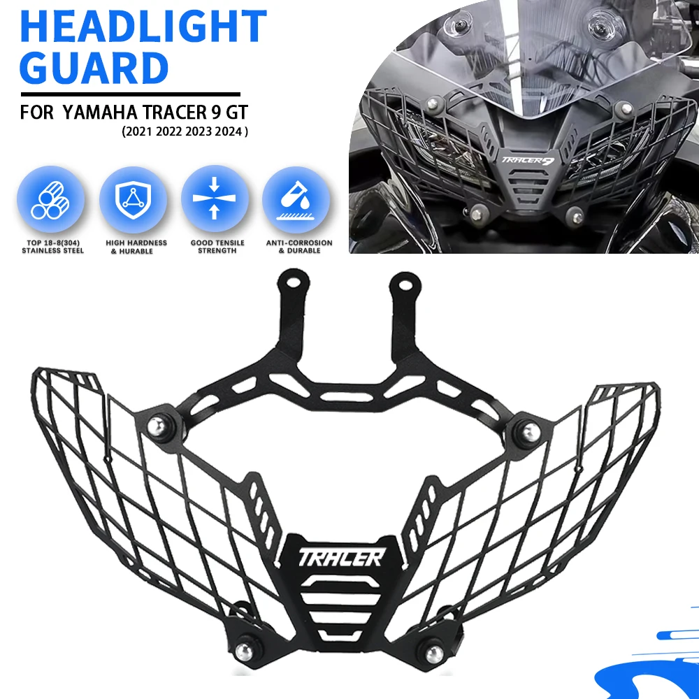 

Для Yamaha Tracer9gt Tracer9 Tracer 9 GT 9GT 2021 2022 2023 2024 Защитная крышка для фар Защитная крышка для гриля