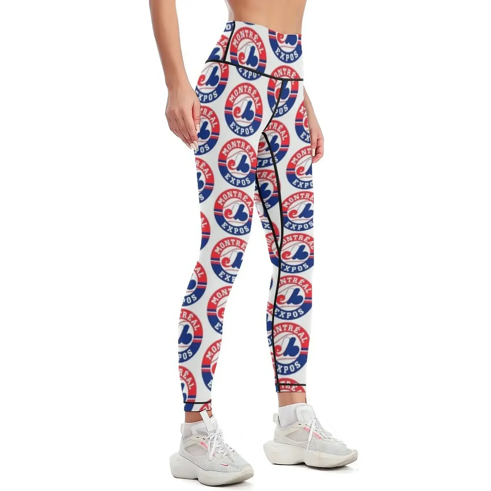 Montreal Baseball - Vintage Expos Leggings sports woman gym Clothing fitness harem pants Sweatpants Womens Leggings