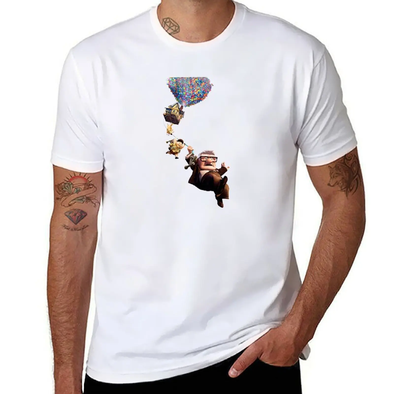 clipart up movie T-Shirt t shirts for man graphic tees funny t shirts dark humor T-Shirt