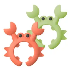 1PC Crab Shaped Silicone Kitchenware Sets Spill-Proof Spoon and Pot Lid Rack Multifunctional Spatula Shelves Kitchen Gadgets