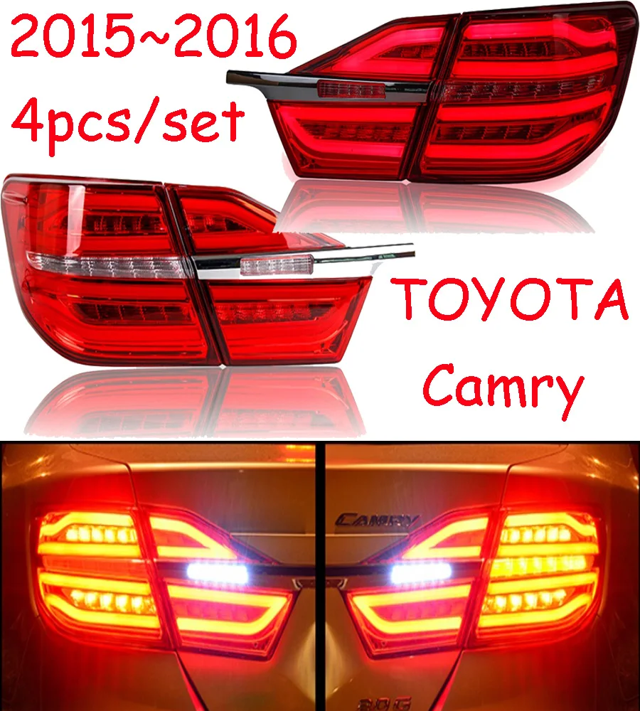 car bumper aurion tail light for Toyota camry taillight LED 2012~2016y car accessories Taillamp for toyota camry rear light fog