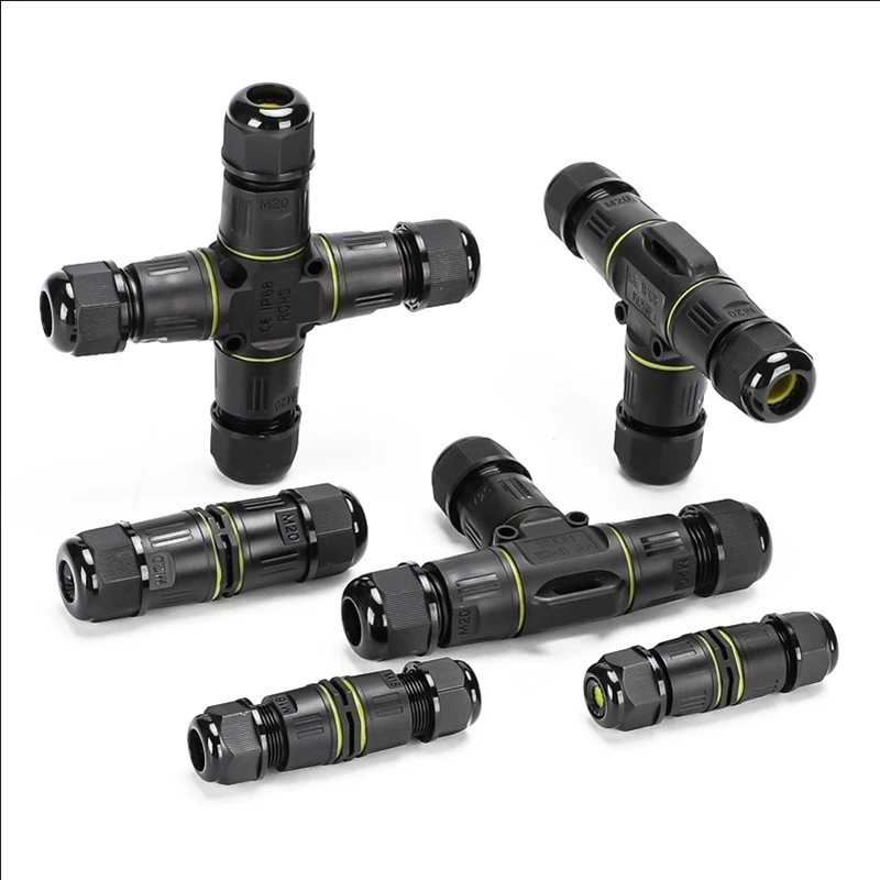 IP68 Waterproof Joint Wire Quick Connection Connector 2 3 4 Pin Solderless LED Lamp Electric Wiring Outdoor Rainproof Terminal